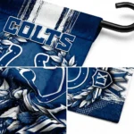 Indianapolis Colts Garden Flag Personalized Laurel Wreath Blue Best Selling