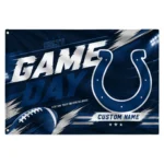 Indianapolis Colts House Flag Customized Action Streaks Blue Best Selling