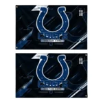 Indianapolis Colts House Flag Personalized Speed Slashes Blue Best Selling