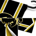 Iowa Hawkeyes Garden Flag Custom Chevron Stripes Black Best Selling