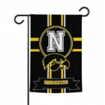 Iowa Hawkeyes Garden Flag Custom Circle Medallion Black Best Selling