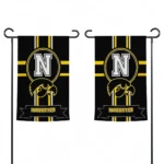 Iowa Hawkeyes Garden Flag Custom Circle Medallion Black Best Selling