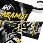 Iowa Hawkeyes Garden Flag Customized Swirl Vortex Black Best Selling