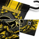 Iowa Hawkeyes Garden Flag Personalized Laurel Wreath Black Best Selling
