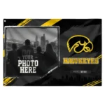 Iowa Hawkeyes House Flag Personalized Framed Photo Black Best Selling
