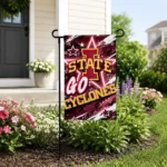 Iowa State Cyclones Garden Flag Custom Glowing Star Red Best Selling