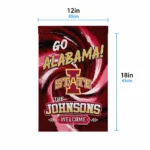 Iowa State Cyclones Garden Flag Custom Swirl Vortex Red Best Selling