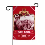 Iowa State Cyclones Garden Flag - Customized Photo Frame Red
