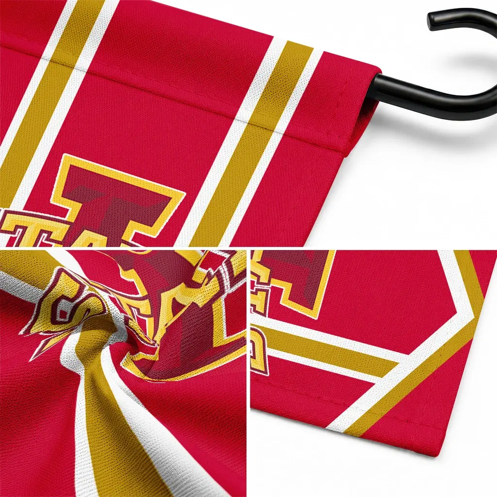 Iowa State Cyclones Garden Flag Personalized Chevron Stripes Red Latest Model Iowa State Cyclones Garden Flag Personalized Chevron Stripes Red Latest Model