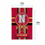 Iowa State Cyclones Garden Flag Personalized Circle Medallion Red Best Selling