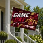 Iowa State Cyclones House Flag Custom Action Streaks Red Best Selling