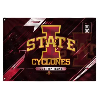 Iowa State Cyclones House Flag Customized Speed Slashes Red Best Selling