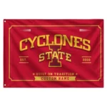 Iowa State Cyclones House Flag Personalized Ornate Border Red Best Selling