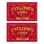 Iowa State Cyclones House Flag Personalized Ornate Border Red Best Selling