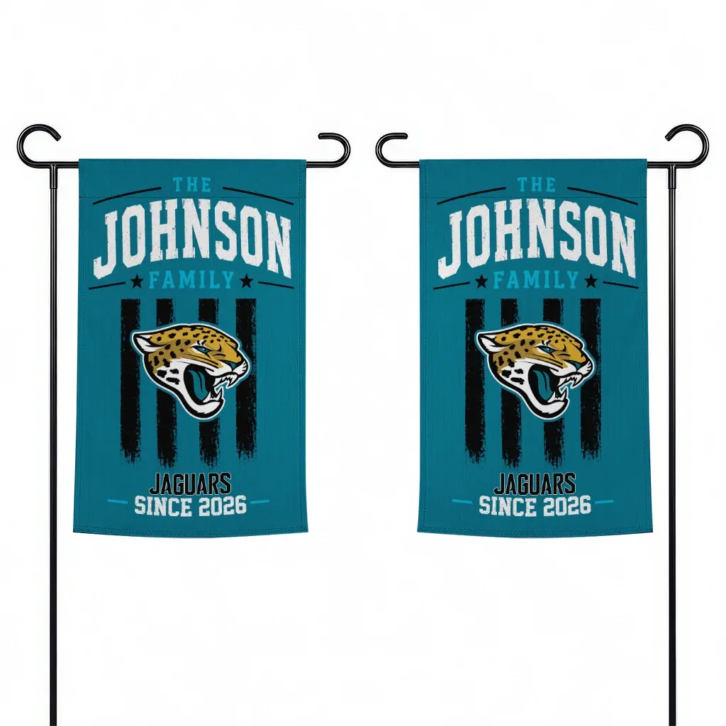 Jacksonville Jaguars Garden Flag Custom Distressed Stripes Teal Fashion Forward Jacksonville Jaguars Garden Flag Custom Distressed Stripes Teal Fashion Forward