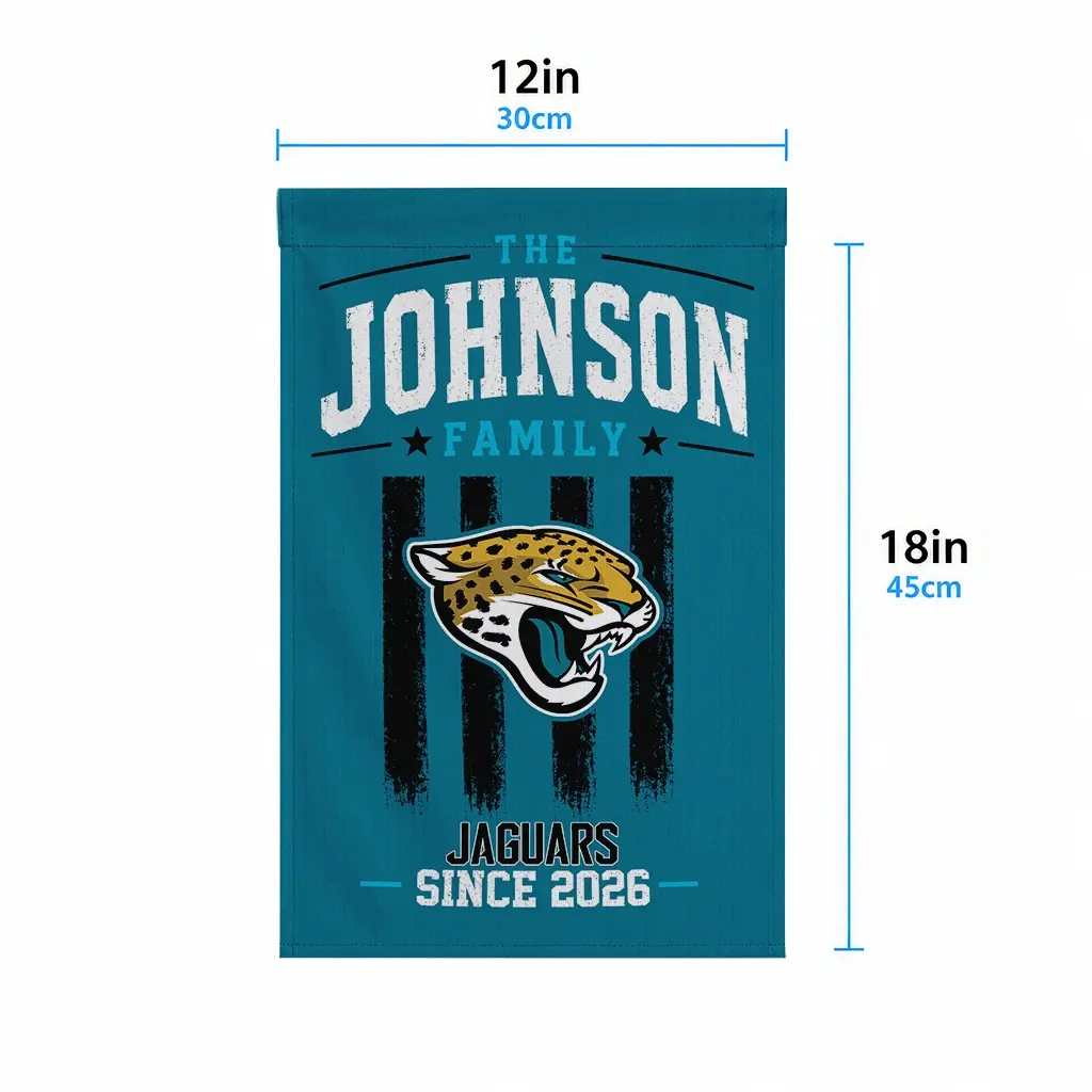 Jacksonville Jaguars Garden Flag Custom Distressed Stripes Teal High Quality Jacksonville Jaguars Garden Flag Custom Distressed Stripes Teal High Quality