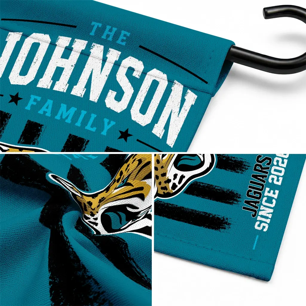 Jacksonville Jaguars Garden Flag Custom Distressed Stripes Teal Latest Model Jacksonville Jaguars Garden Flag Custom Distressed Stripes Teal Latest Model