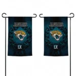 Jacksonville Jaguars Garden Flag Custom Laurel Wreath Teal Best Selling