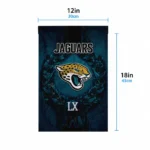 Jacksonville Jaguars Garden Flag Custom Laurel Wreath Teal Best Selling