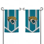 Jacksonville Jaguars Garden Flag Customized Chevron Stripes Teal Best Selling