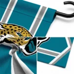 Jacksonville Jaguars Garden Flag Customized Chevron Stripes Teal Best Selling