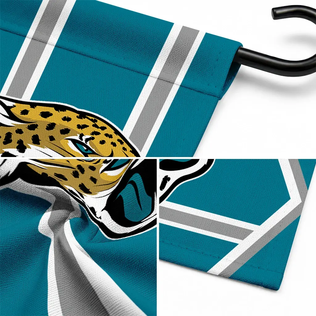 Jacksonville Jaguars Garden Flag Customized Chevron Stripes Teal Latest Model Jacksonville Jaguars Garden Flag Customized Chevron Stripes Teal Latest Model
