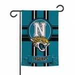 Jacksonville Jaguars Garden Flag Customized Circle Medallion Teal Best Selling
