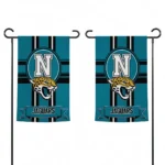 Jacksonville Jaguars Garden Flag Customized Circle Medallion Teal Best Selling