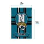 Jacksonville Jaguars Garden Flag Customized Circle Medallion Teal Best Selling