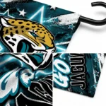 Jacksonville Jaguars Garden Flag Personalized Glowing Star Teal Best Selling