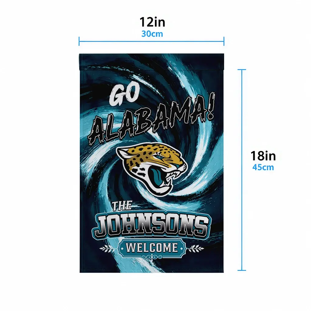 Jacksonville Jaguars Garden Flag Personalized Swirl Vortex Teal High Quality Jacksonville Jaguars Garden Flag Personalized Swirl Vortex Teal High Quality