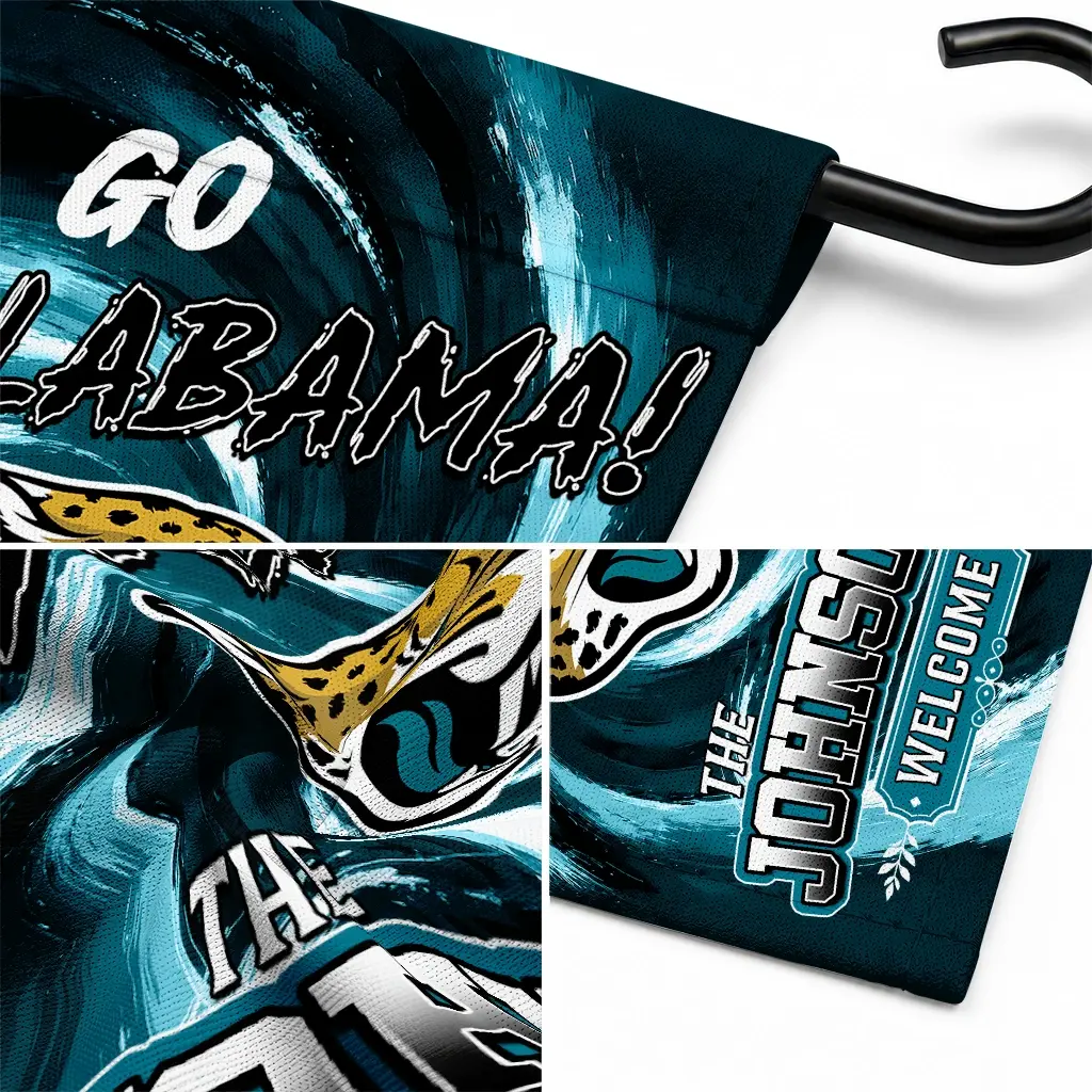 Jacksonville Jaguars Garden Flag Personalized Swirl Vortex Teal Latest Model Jacksonville Jaguars Garden Flag Personalized Swirl Vortex Teal Latest Model