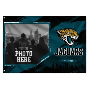 Jacksonville Jaguars House Flag Custom Framed Photo Teal Black Best Selling