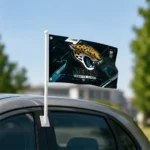 Jacksonville Jaguars House Flag Custom Speed Slashes Teal Best Selling