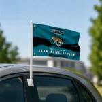 Jacksonville Jaguars House Flag Customized Brushed Streaks Teal Best Selling
