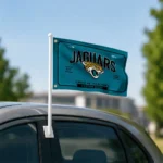 Jacksonville Jaguars House Flag Customized Ornate Border Teal Best Selling