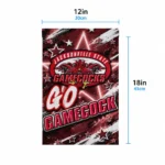 Jacksonville State Gamecocks Garden Flag Custom Glowing Star Red Best Selling