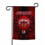 Jacksonville State Gamecocks Garden Flag Customized Laurel Wreath Red Best Selling