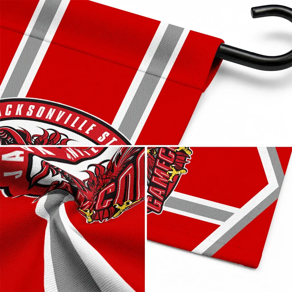 Jacksonville State Gamecocks Garden Flag Personalized Chevron Stripes Red Latest Model Jacksonville State Gamecocks Garden Flag Personalized Chevron Stripes Red Latest Model
