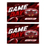 Jacksonville State Gamecocks House Flag Custom Action Streaks Red Best Selling
