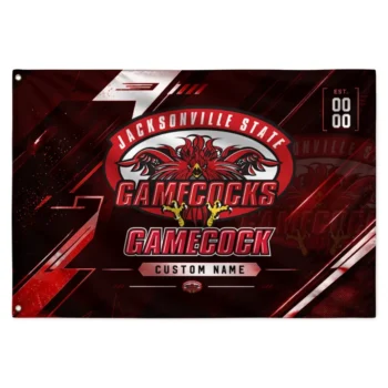 Jacksonville State Gamecocks House Flag Customized Speed Slashes Red Best Selling
