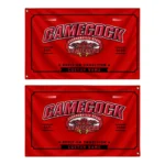 Jacksonville State Gamecocks House Flag Personalized Ornate Border Red Best Selling