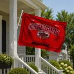 Jacksonville State Gamecocks House Flag Personalized Ornate Border Red Best Selling