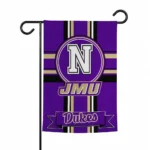 James Madison Dukes Garden Flag Custom Circle Medallion Purple Best Selling