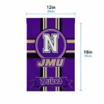 James Madison Dukes Garden Flag Custom Circle Medallion Purple Best Selling