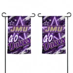 James Madison Dukes Garden Flag Customized Glowing Star Purple Best Selling