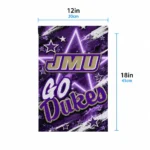 James Madison Dukes Garden Flag Customized Glowing Star Purple Best Selling