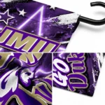 James Madison Dukes Garden Flag Customized Glowing Star Purple Best Selling