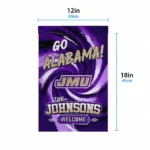 James Madison Dukes Garden Flag Customized Swirl Vortex Purple Best Selling