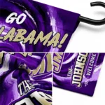 James Madison Dukes Garden Flag Customized Swirl Vortex Purple Best Selling